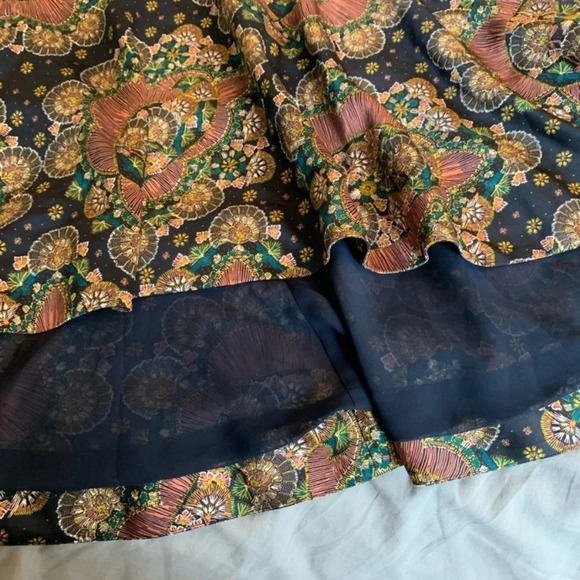 J CREW Point Sur Long Sleeve
Paisley Maxi Dress  size 2 - Picture 11 of 15